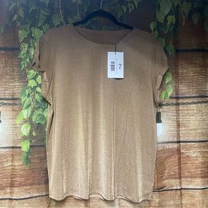 🆕Zyia Chai cuffed exhilaration T